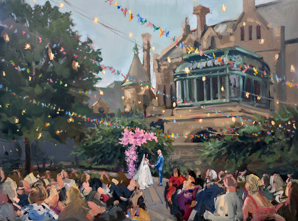 Live Wedding Painting Final Payment: Cici Holmquist (Gus)