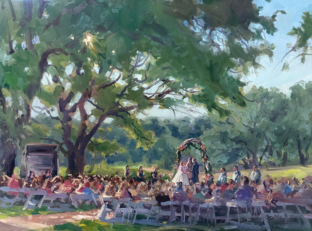 Live Wedding Painting
