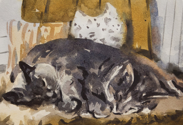 Paint My Pet Cat Portrait