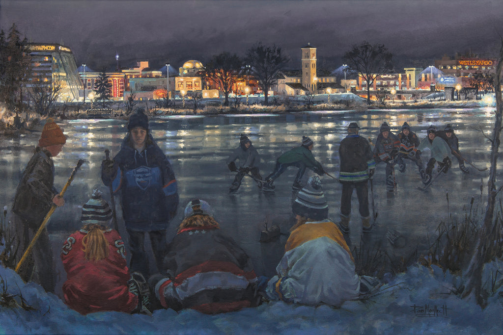 Hockey Day MN Artist's Proof Giclee Print, 12x18