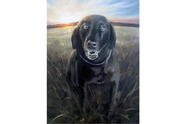 Paint My Pet Dog Portrait 15% donated to Tri-County Humane Society